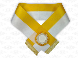 Double rosette horse sashes - printed text+graphic