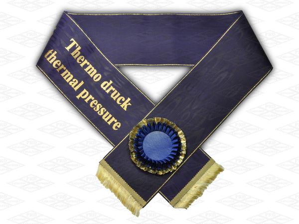 Single and multi-colored horse sashes - printed text only