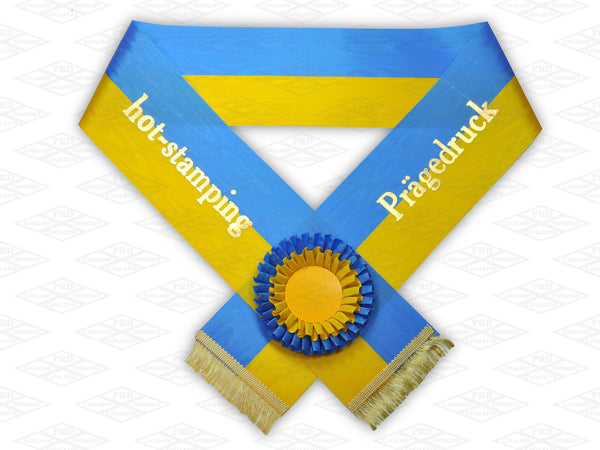 Two-tone horse sashes - unprinted