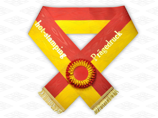 Two-tone horse sashes - unprinted