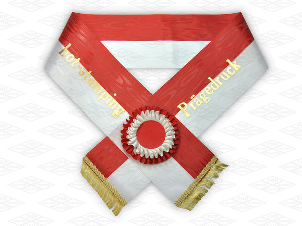 Two-tone horse sashes - unprinted