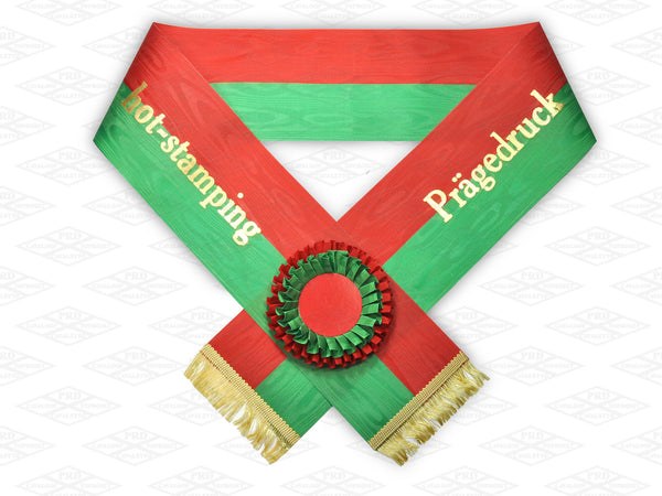 Two-tone horse sashes - unprinted