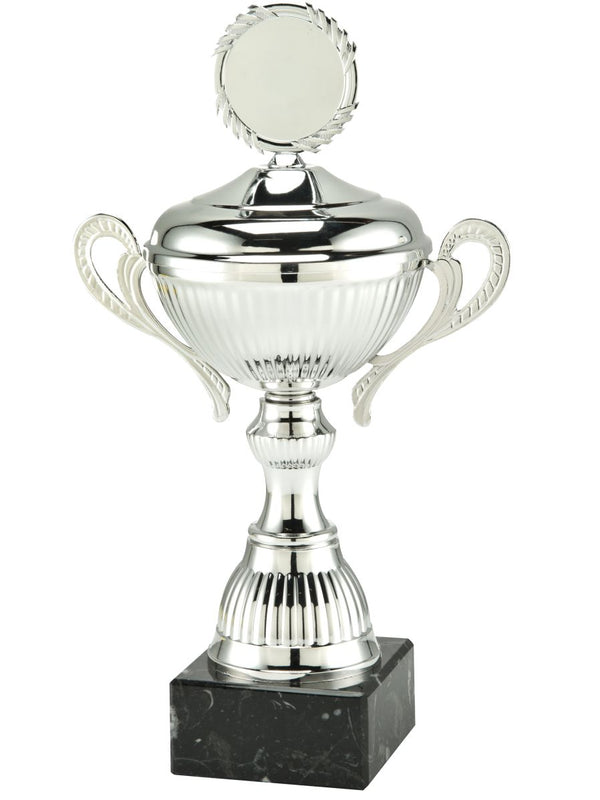 50141 handle trophy, silver, 25.5 cm - 39 cm