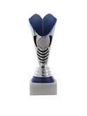 51102 Trophy, silver-blue, 18 cm - 20 cm