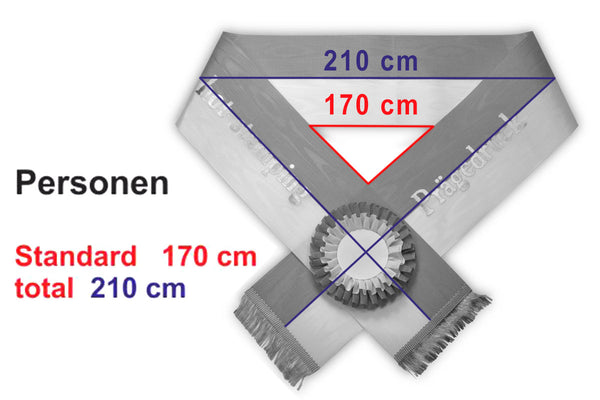 Single and multi-colored sashes for humans - unprinted